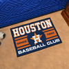 Houston Astros Starter Mat Accent Rug - 19in. x 30in., Uniform Design Star H Cap Logo