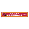 Arizona Cardinals Team Color Street Sign D√©cor 4in. X 24in. Lightweight