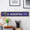 Baltimore Ravens Team Color Street Sign D√©cor 4in. X 24in. Lightweight