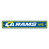 Los Angeles Rams Team Color Street Sign D√©cor 4in. X 24in. Lightweight