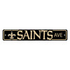 New Orleans Saints Team Color Street Sign D√©cor 4in. X 24in. Lightweight