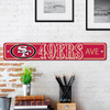 San Francisco 49ers Team Color Street Sign D√©cor 4in. X 24in. Lightweight