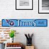 Tennessee Titans Team Color Street Sign D√©cor 4in. X 24in. Lightweight