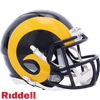 Los Angeles Rams Helmet Riddell Replica Mini Speed Style 1981-1999 T/B