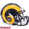 Los Angeles Rams Helmet Riddell Replica Mini Speed Style 1981-1999 T/B