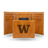 Washington Huskies Wallet Trifold Laser Engraved