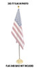 8ft Aluminum Flag Pole (Ball Top)