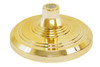 8ft Silver Flag Pole and Gold Base Kit (Eagle Top)