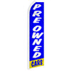Preowned Cars (Blue & White) Super Flag