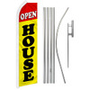 Open House (Red & Yellow) Super Flag & Pole Kit