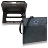 Dallas Cowboys X-Grill Portable Charcoal BBQ Grill, (Black)