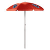 Tennessee Titans Picnic Table Portable Folding Table with Seats and Umbrella, (Red)