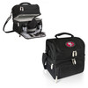 San Francisco 49ers Pranzo Lunch Bag Cooler with Utensils NFL Lunch Tote, (Black)