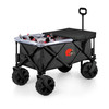Cleveland Browns Adventure Wagon Elite All-Terrain Portable Utility Wagon, (Dark Gray)
