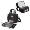 New York Giants Tarana Lunch Bag Cooler with Utensils, (Carbon Black)