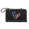 Houston Texans Blanket Tote Outdoor Picnic Blanket, (Black with Black Exterior)