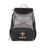 New Orleans Saints PTX Backpack Cooler, (Black with Gray Accents)