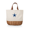 Dallas Cowboys Promenade Picnic Basket, (Beige Canvas)