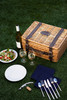Atlanta Falcons Champion Picnic Basket, (Black with Brown Accents)
