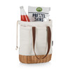 Los Angeles Chargers Pico Willow and Canvas Lunch Basket, (Natural Canvas)