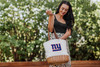New York Giants Pico Willow and Canvas Lunch Basket, (Natural Canvas)