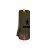 Dallas Cowboys Malbec Insulated Canvas and Willow Wine Bottle Basket, (Khaki Green with Beige Accents)
