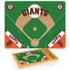 San Francisco Giants Baseball Diamond Icon Glass Top Cutting Board & Knife Set (Parawood & Bamboo)