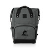 Miami Marlins On The Go Roll-Top Backpack Cooler (Heathered Gray)
