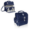 Detroit Tigers Pranzo Lunch Bag Cooler with Utensils MLB Lunch Tote (Navy Blue)