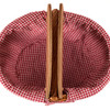 Arizona Diamondbacks Country Picnic Basket (Red & White Gingham Pattern)
