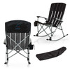 Miami Marlins Outdoor Rocking Camp Chair (Black) Miami Marlins Outdoor Rocking Camp Chair (Black)