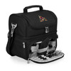 Arizona Coyotes Pranzo Lunch Bag Cooler with Utensils NHL Lunch Tote, (Black)