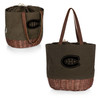 Montreal Canadiens Coronado Canvas and Willow Basket Tote, (Khaki Green with Beige Accents)