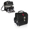 Indiana Hoosiers Pranzo Lunch Bag Cooler with Utensils NCAA Lunch Tote, (Black)