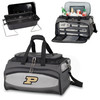 Purdue Boilermakers Buccaneer Portable Charcoal Grill & Cooler Tote, (Black with Gray Accents)