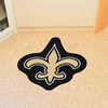 New Orleans Saints Mascot Mat Fleur-de-lis Primary Logo Black