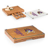 East Carolina Pirates Concerto Glass Top Cheese Cutting Board & Tools Set, (Bamboo)