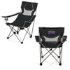 TCU Horned Frogs Campsite Camp Chair, (Black with Gray Accents)