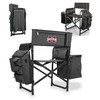 Mississippi State Bulldogs Fusion Camping Chair, (Dark Gray with Black Accents)