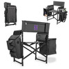 Northwestern Wildcats Fusion Camping Chair, (Dark Gray with Black Accents)