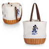 Los Angeles Rams Mickey Mouse Coronado Canvas and Willow Basket Tote, (Beige Canvas)