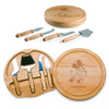 Washington Commanders Mickey Mouse Circo Cheese Cutting Board & Tools Set, (Parawood)