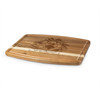 Mandalorian The Child Galaxy Greetings Ovale Acacia Cutting Board, (Acacia Wood)