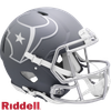 Houston Texans Helmet Riddell Authentic Full Size Speed Style Slate Alternate