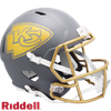 Kansas City Chiefs Helmet Riddell Replica Full Size Speed Style Slate Alternate