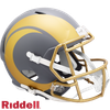 Los Angeles Rams Helmet Riddell Replica Full Size Speed Style Slate Alternate