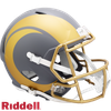 Los Angeles Rams Helmet Riddell Replica Full Size Speed Style Slate Alternate