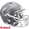 Miami Dolphins Helmet Riddell Replica Full Size Speed Style Slate Alternate
