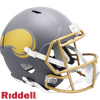 Minnesota Vikings Helmet Riddell Replica Full Size Speed Style Slate Alternate