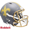 New Orleans Saints Helmet Riddell Replica Full Size Speed Style Slate Alternate